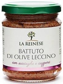 PASTA Z OLIWEK LECCINO Z ANCHOIS I KAPARAMI 180g La Reinese S.R.L.