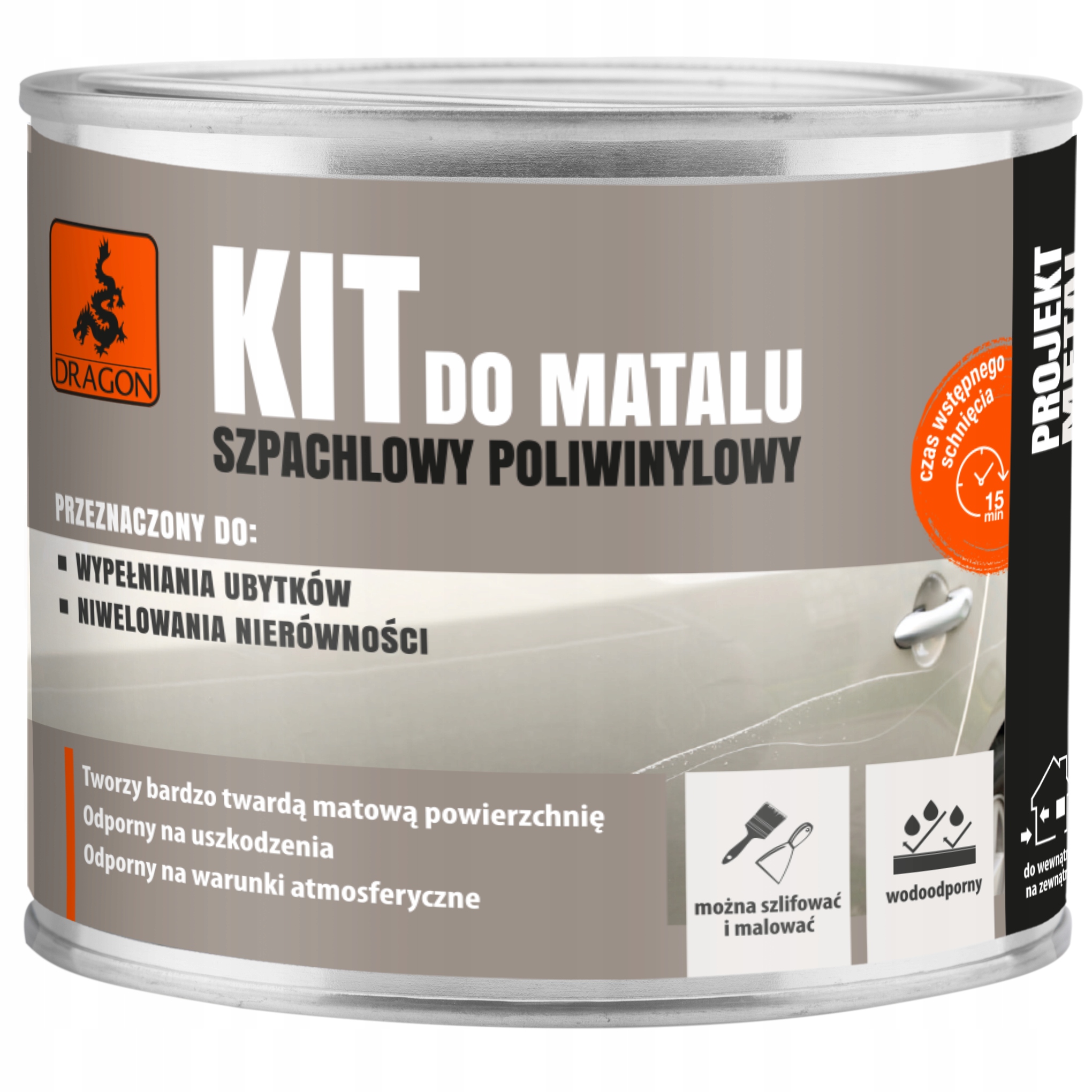 

Kit Do Metalu Szpachlowy Poliwinylowy 250G Dragon