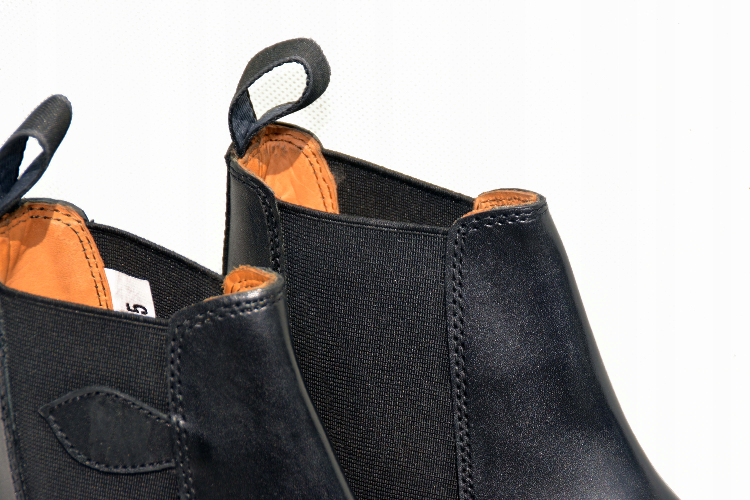 SZTYBLETY JEŻDZIECKIE SKÓRZANE roz.32 wkł.20cm Marka bez marki