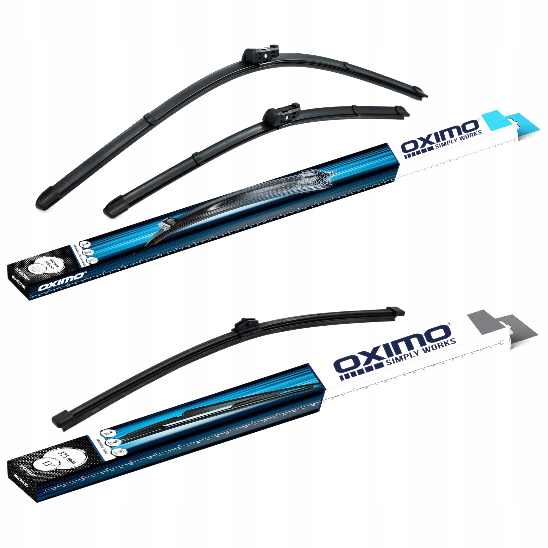 Wycieraczki do szyb Oximo Audi Q5 I (8R) Suv 11.2008-05.2017 Przód+tył