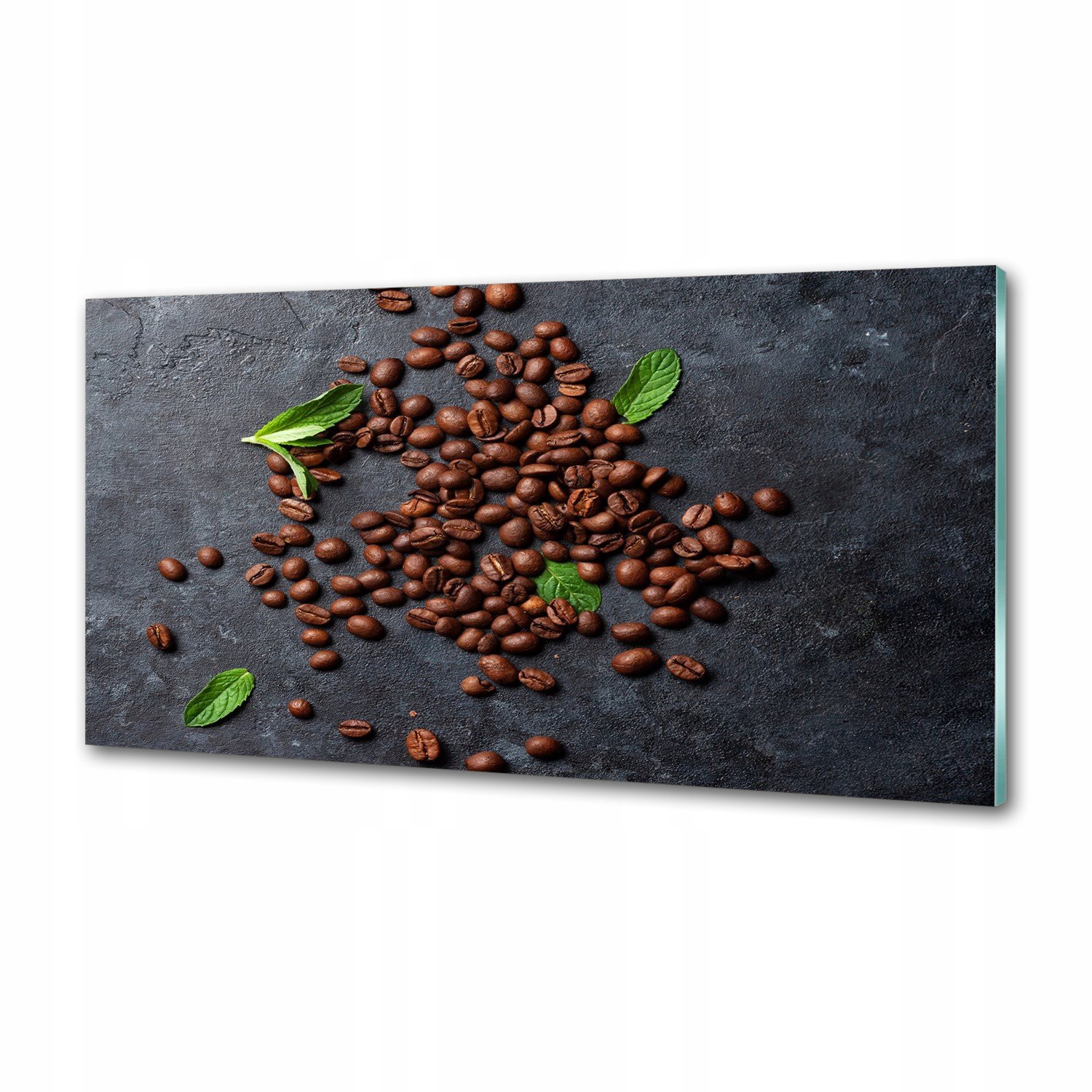 Panel dekor sklo Kávové zrná 100x50 cm Lepidlo