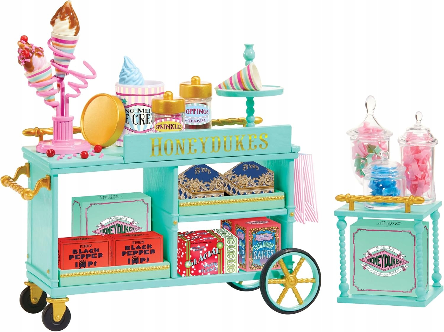 Mga Miniverse Harry Potter Honeydukes Trolley Zestaw 50+ el.