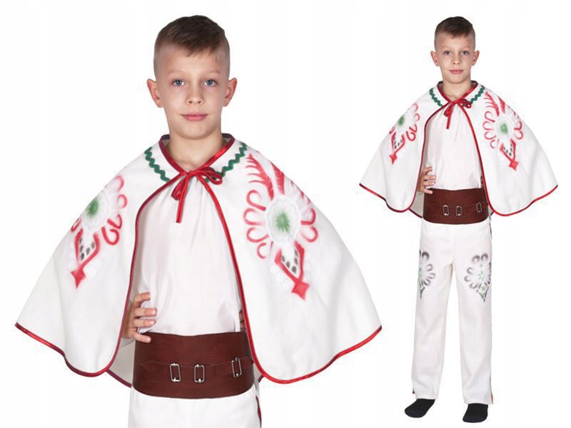 KOSTIUM GÓRAL JANOSIK HARNAŚ SPODNIE PAS 146-158