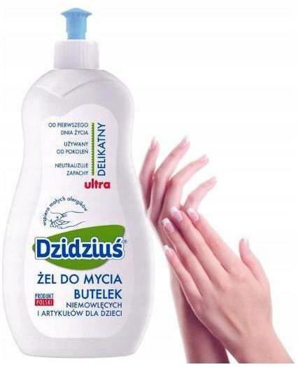 

Żel do mycia butelek i art.dla niewmowląt Dzidziuś