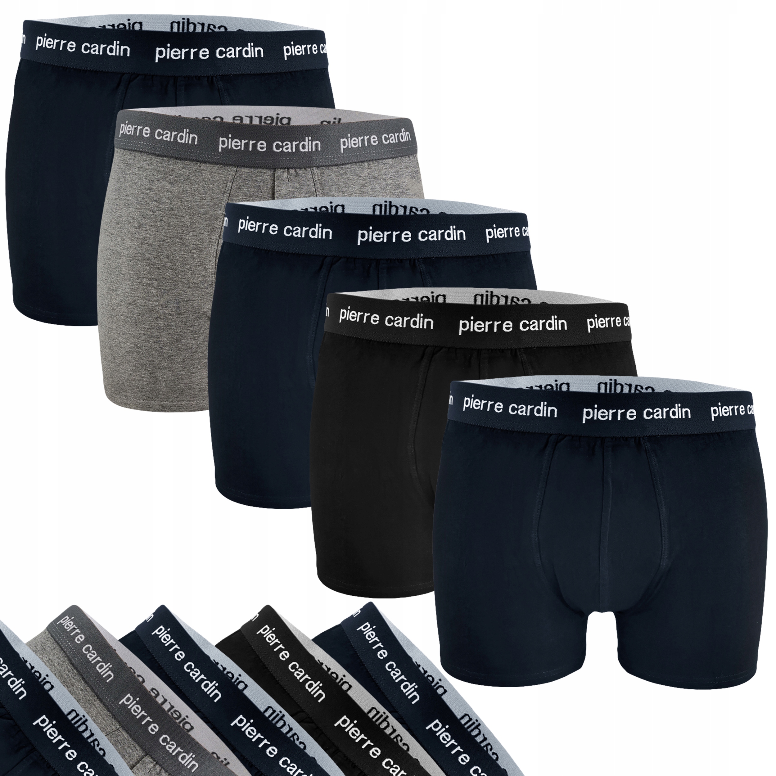 

Pierre Cardin PCU77 Bokserki 5-PAK , 3 kolory M