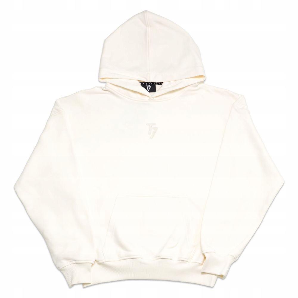 Pánská mikina T7 Haft Hoodie bavlna Bílá Mikina-m-haft-off-whi Xs