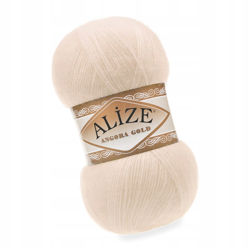 Włóczka Angora Gold 67 J.Beżowy Alize