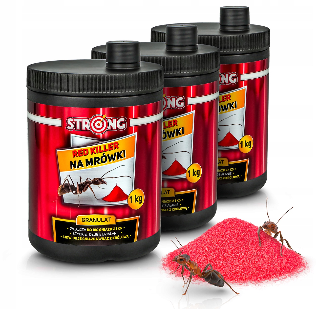 3 Kg Środek Na Mrówki Proszek Na Mrówki Zwalcza Gniazda Red Killer Strong