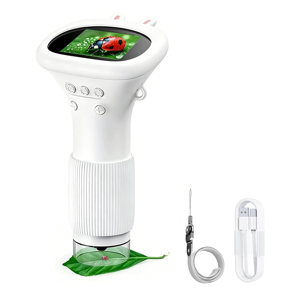Digitální mikroskop pro děti Led 1000x Ips Kapesní vzdělávací sada