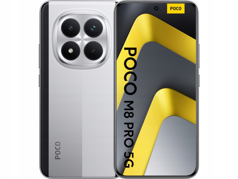 Smartfon Xiaomi Poco M8 Pro 8/256GB 6.83" 120Hz Srebrny