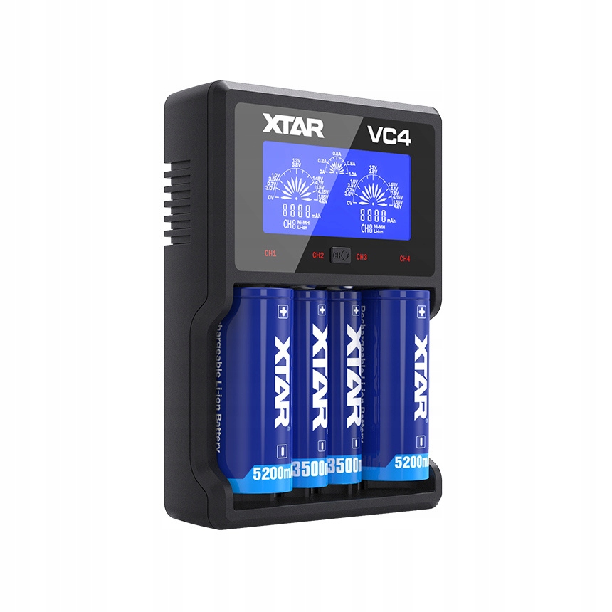 Xtar VC4 ładowarka do akumulatorów Li-ion i NIMH EAN (GTIN) 5060360991047