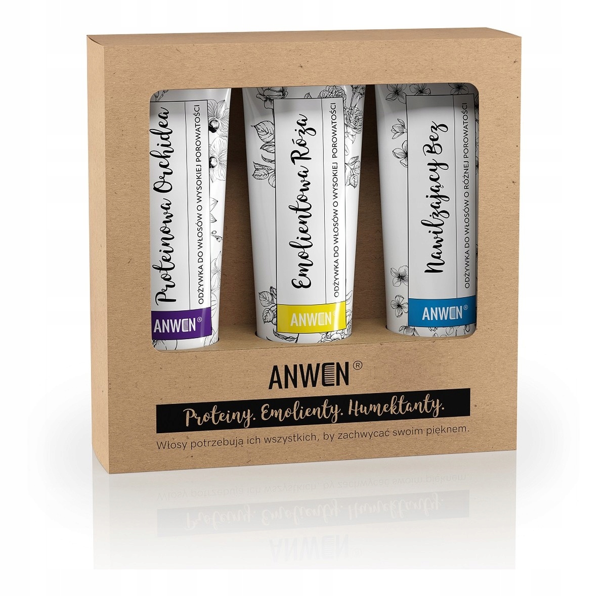 Anwen Zestaw odżywek do włosów 3x100ml