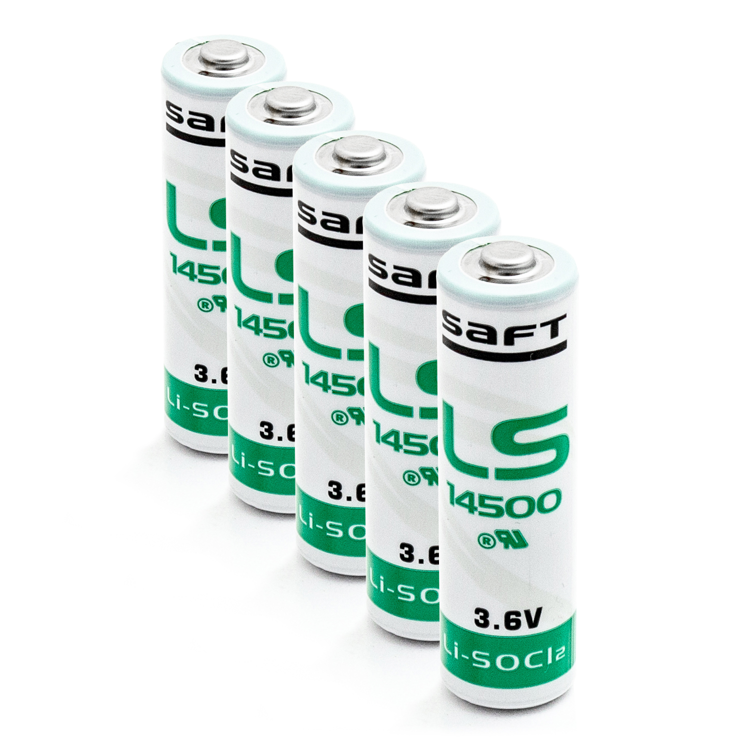 

5x Baterie litowe Saft LS14500 Ls 14500 3,6V Aa R6