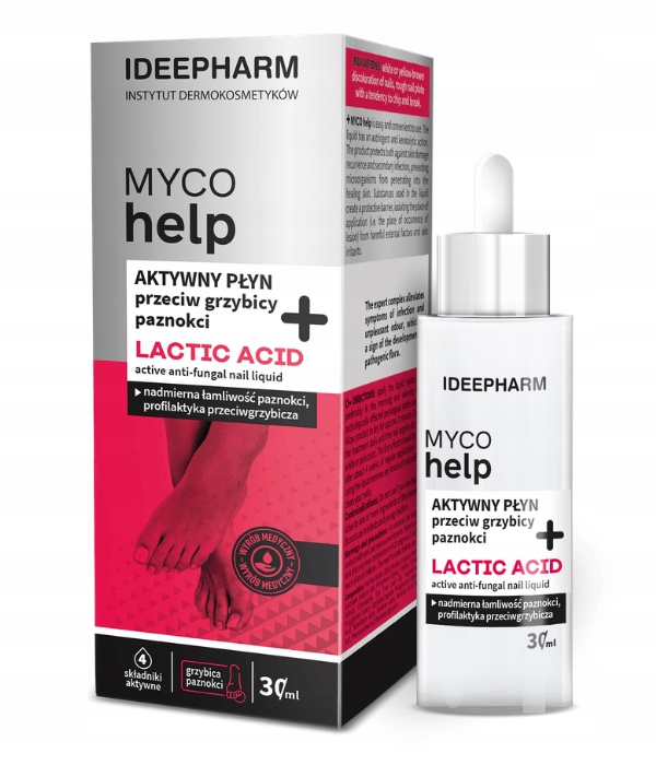

Myco help Aktywny płyn przeciw grzybicy paznokci