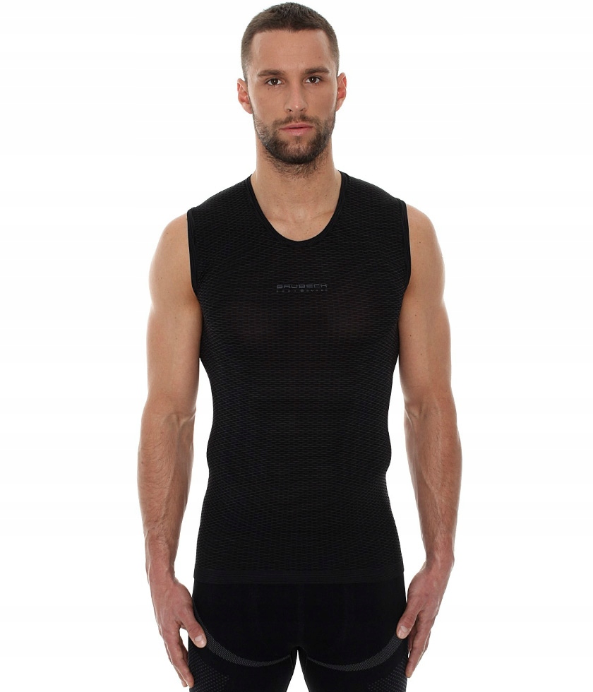 SPORTOWA KOSZULKA BASE LAYER BRUBECK 2XL IV2 Rękaw bez rękawów