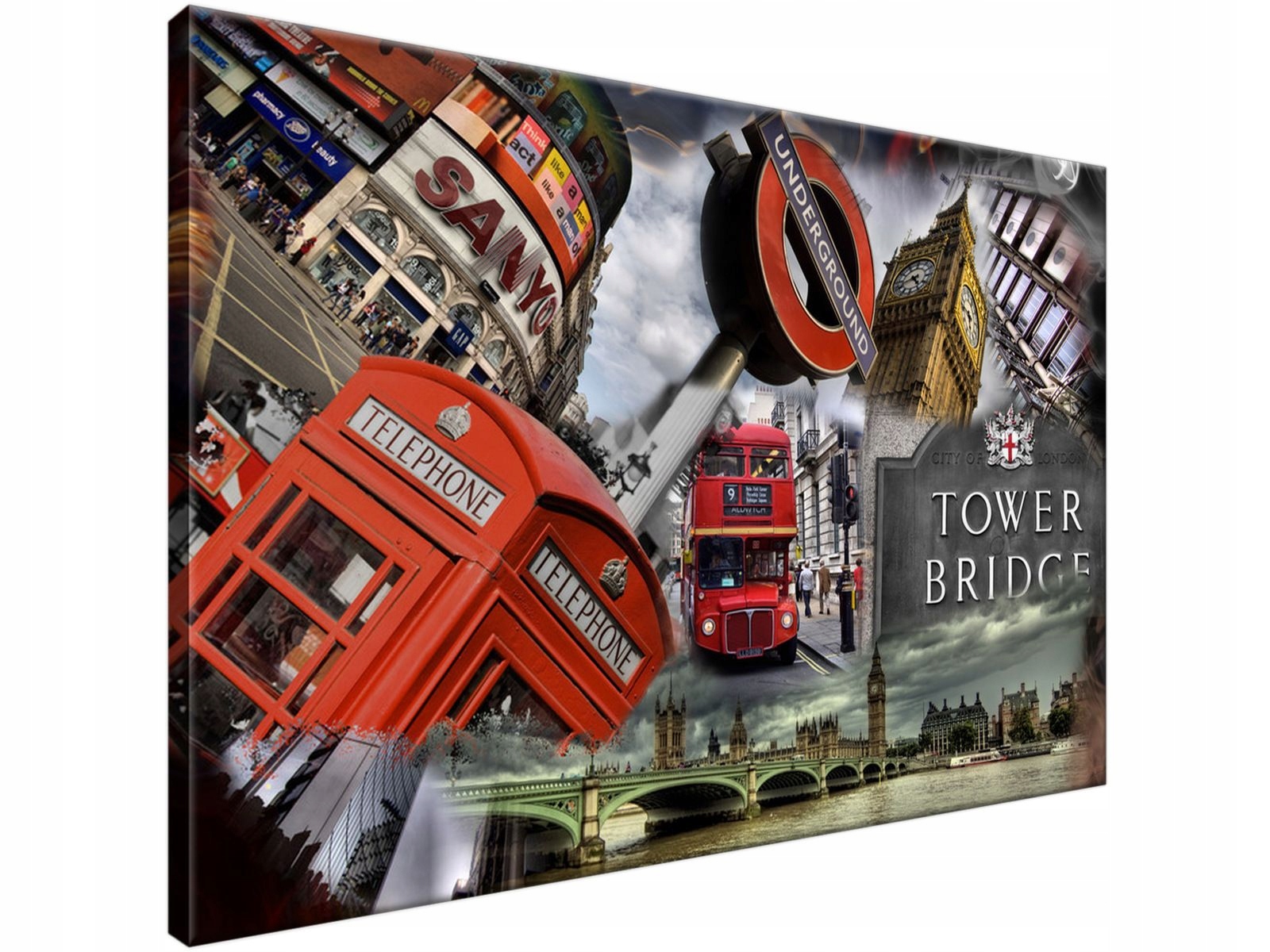 

Obraz drukowany Londyn 90x60 szybko