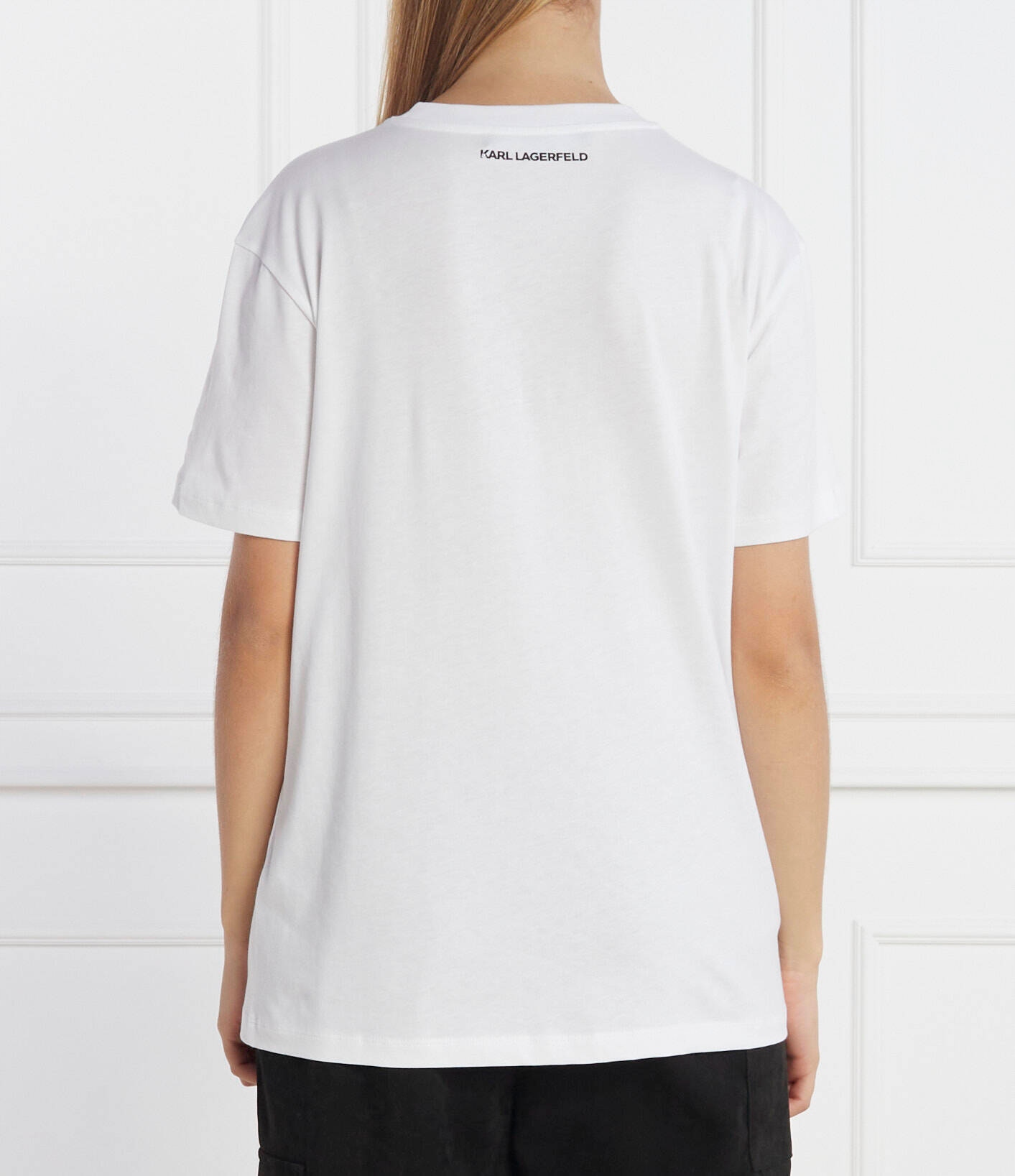 T-shirt damski okrągły dekolt Karl Lagerfeld rozmiar L Rozmiar L