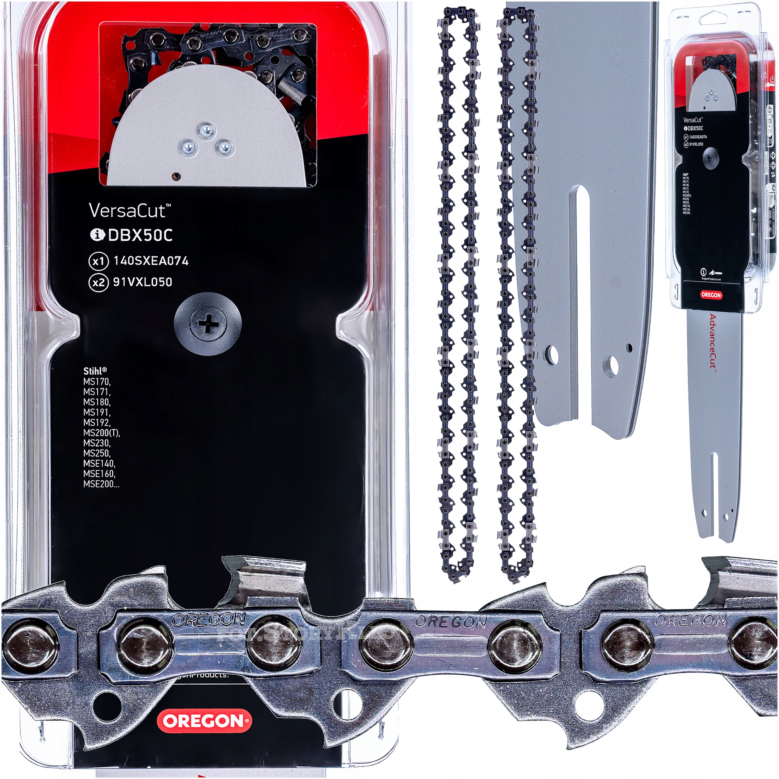 Oregon Łańcuch Oregon Prowadnica Do Piły Stihl MS180 MS210 MS230 35cm 3/8