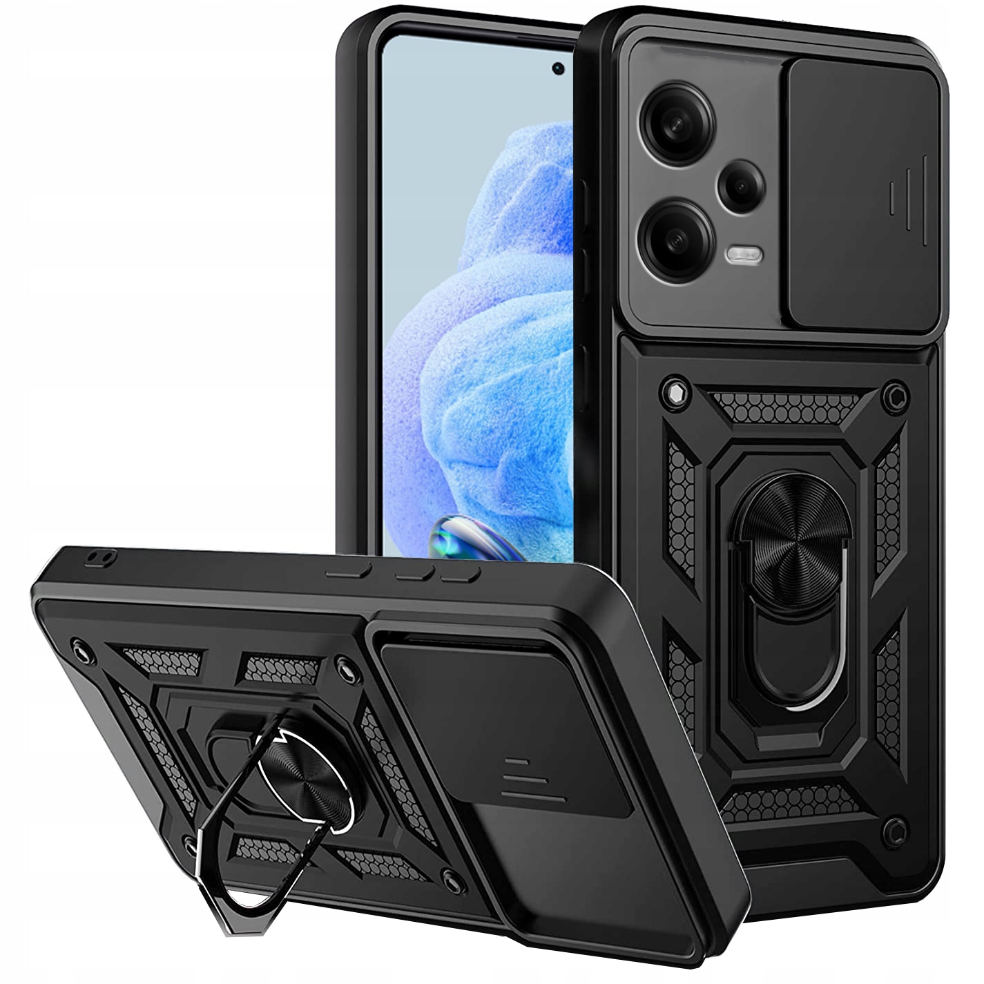 

Etui Pancerne do Xiaomi Redmi Note 12 5G Szkło