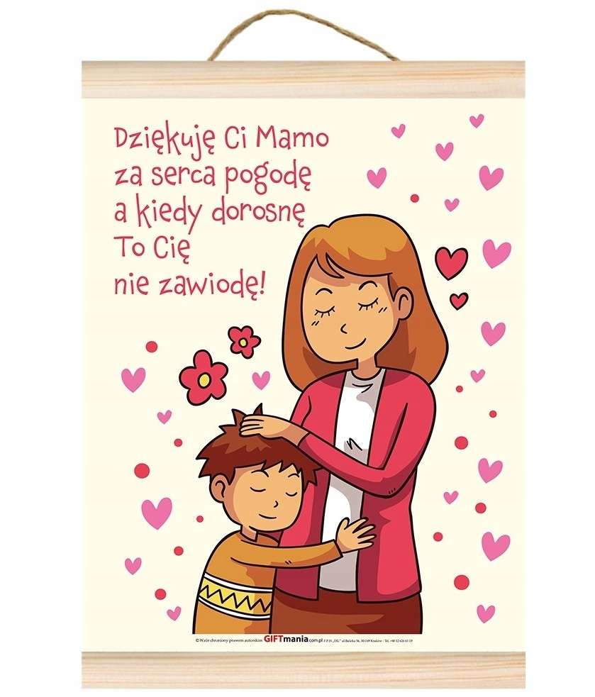 

Cudowny na Dzień Mamy Matki, Dyplom