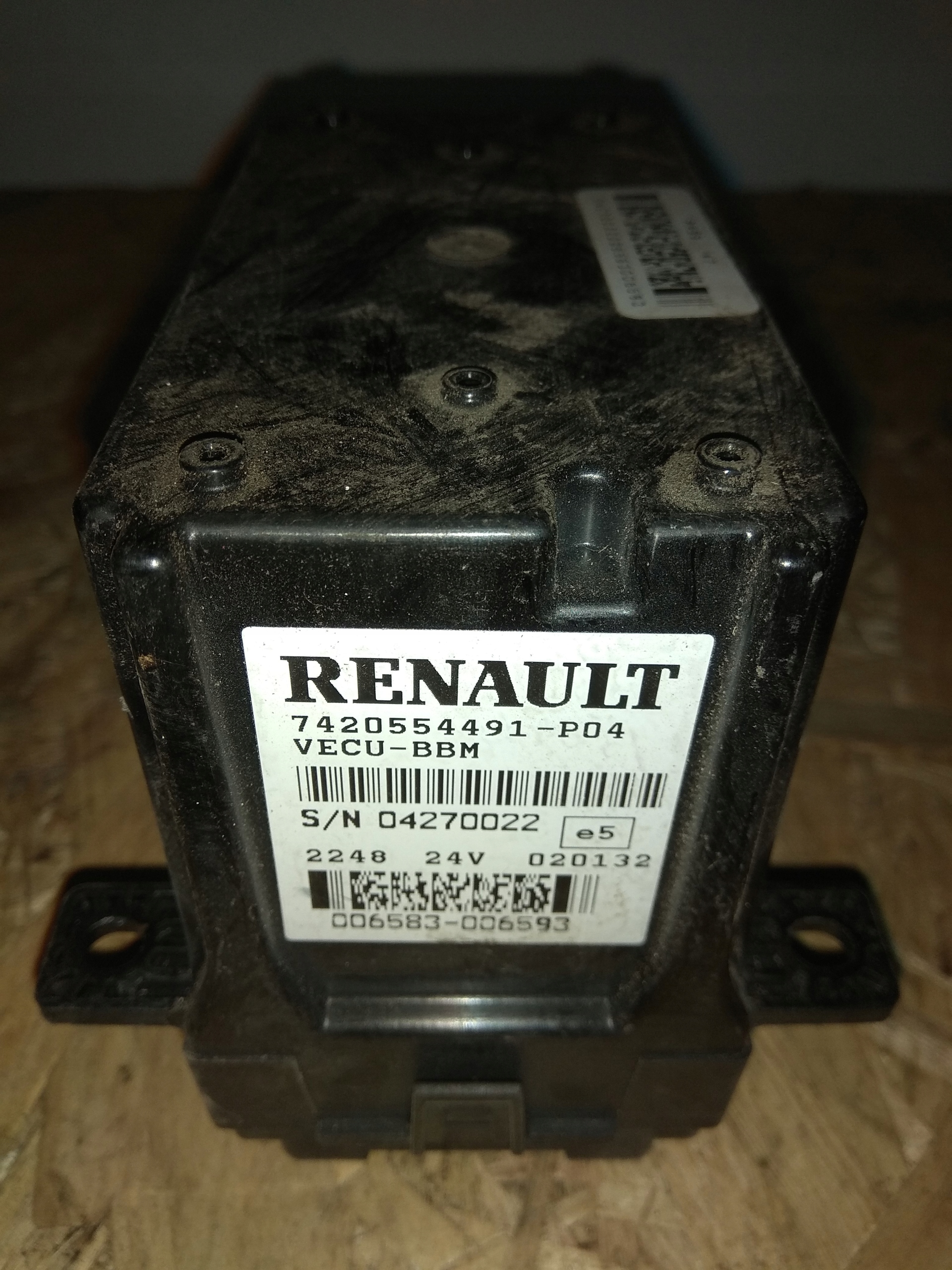 7420554491 - Контроллер Vecu BBM Renault 7420554491-P04