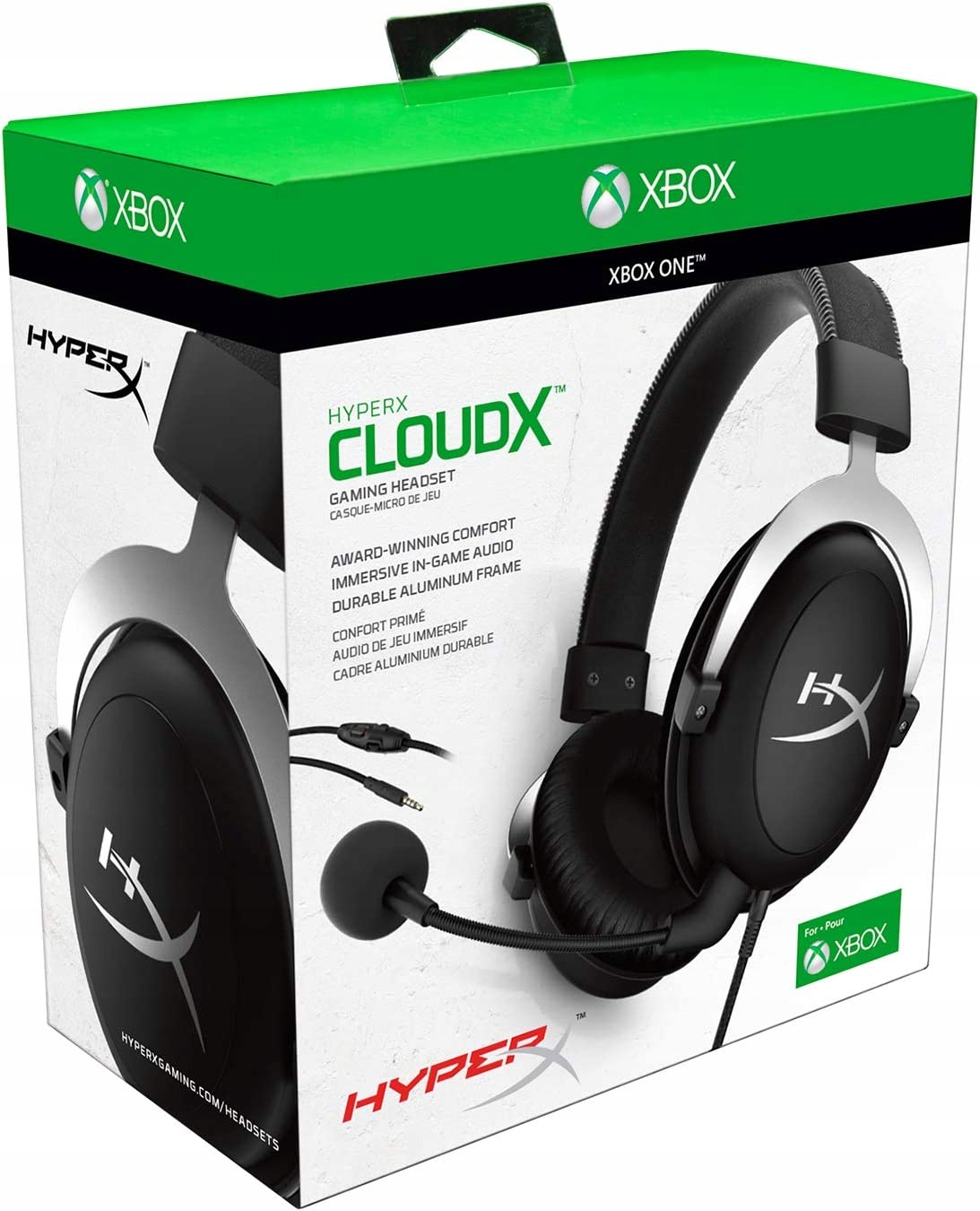 Słuchawki HyperX CloudX Xbox HX-HS5CX-SR EAN (GTIN) 740617275476
