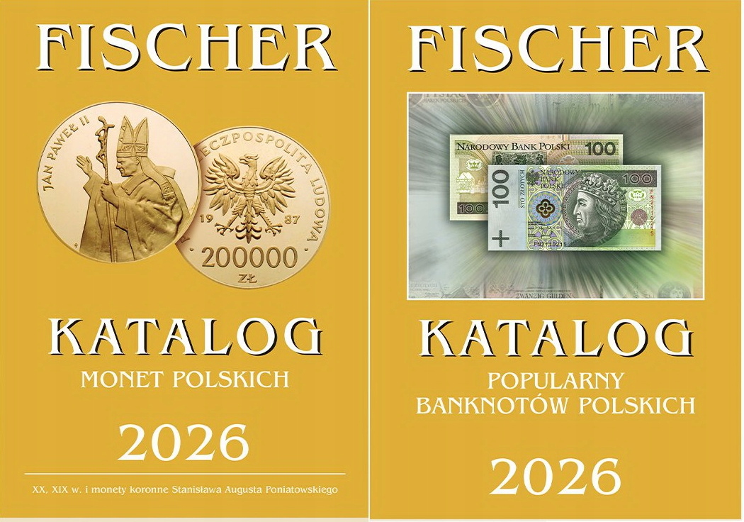 КАТАЛОГ ПОЛЬСКИХ МОНЕТ И БАНКНОТ FISCHER 2026