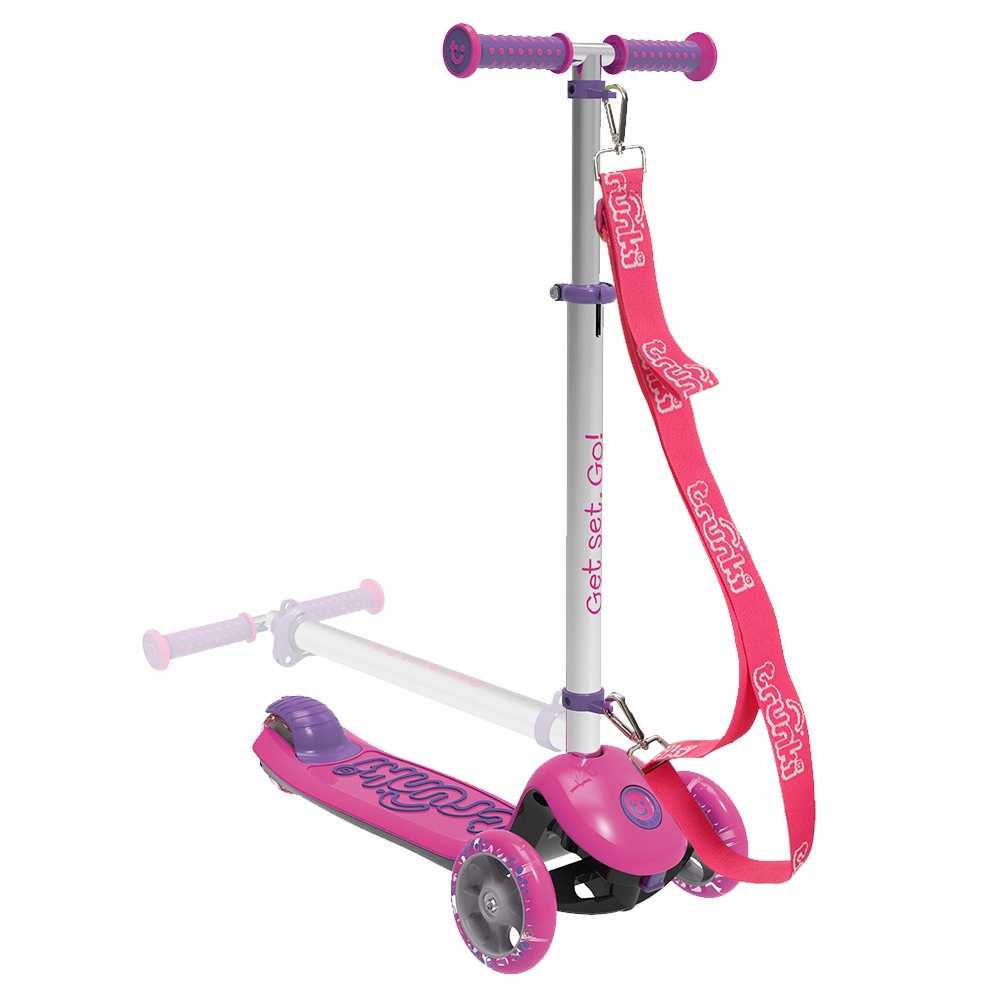 Składana hulajnoga Trunki różowa, duża