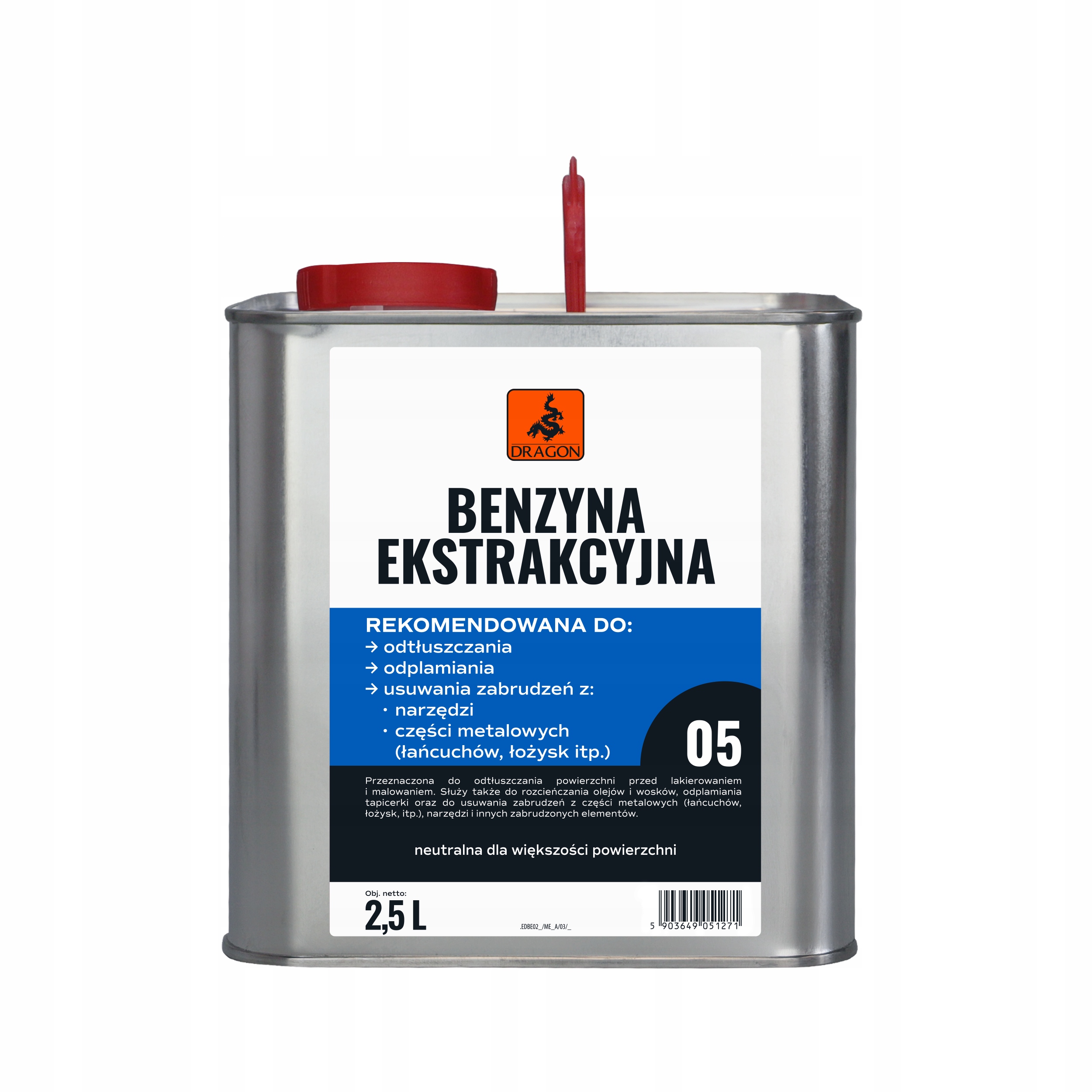 Benzyna ekstrakcyjna Dragon 2,5L
