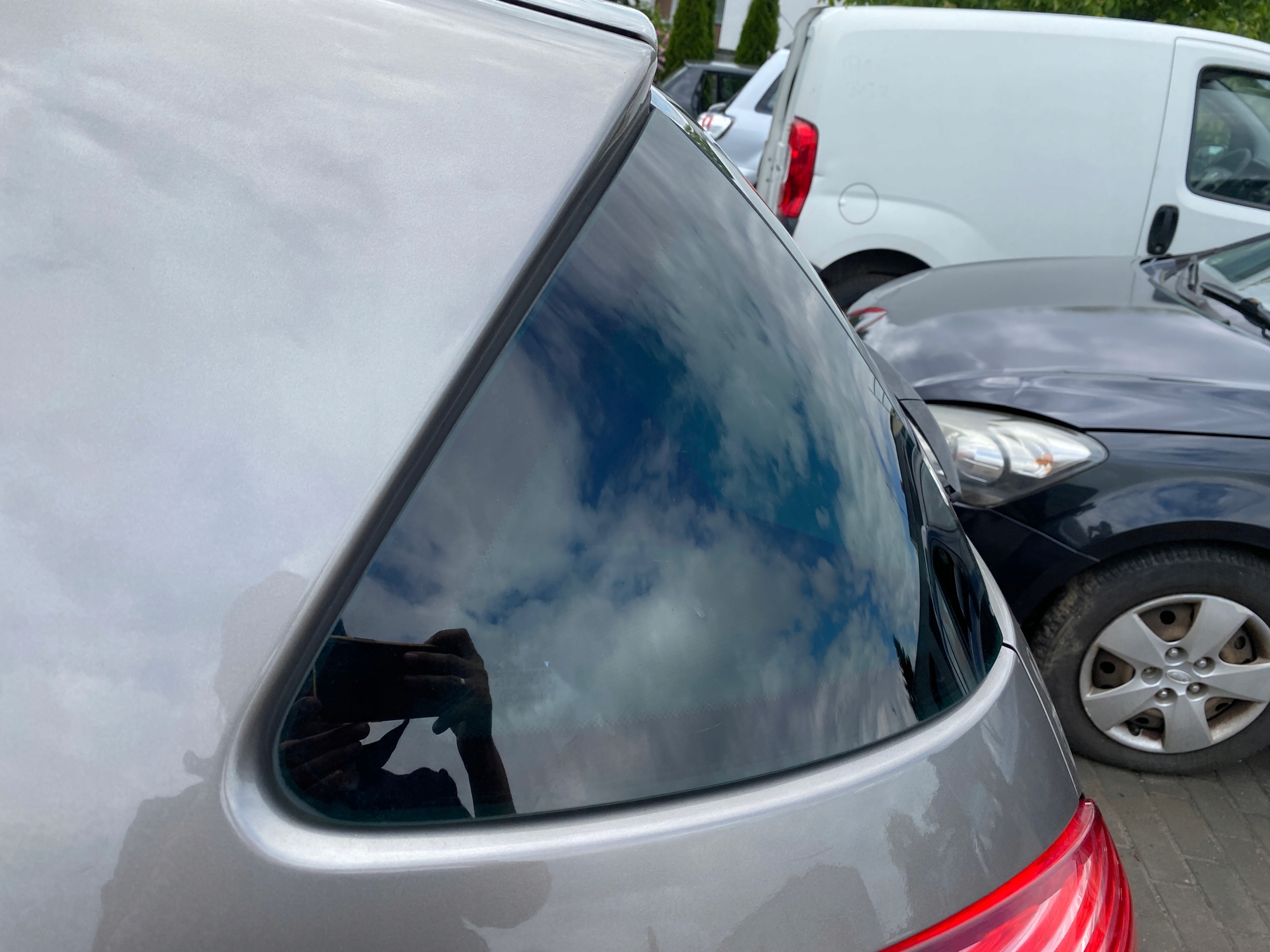 window side bodywork left przy klapie Peugeot 407 SW 04-10