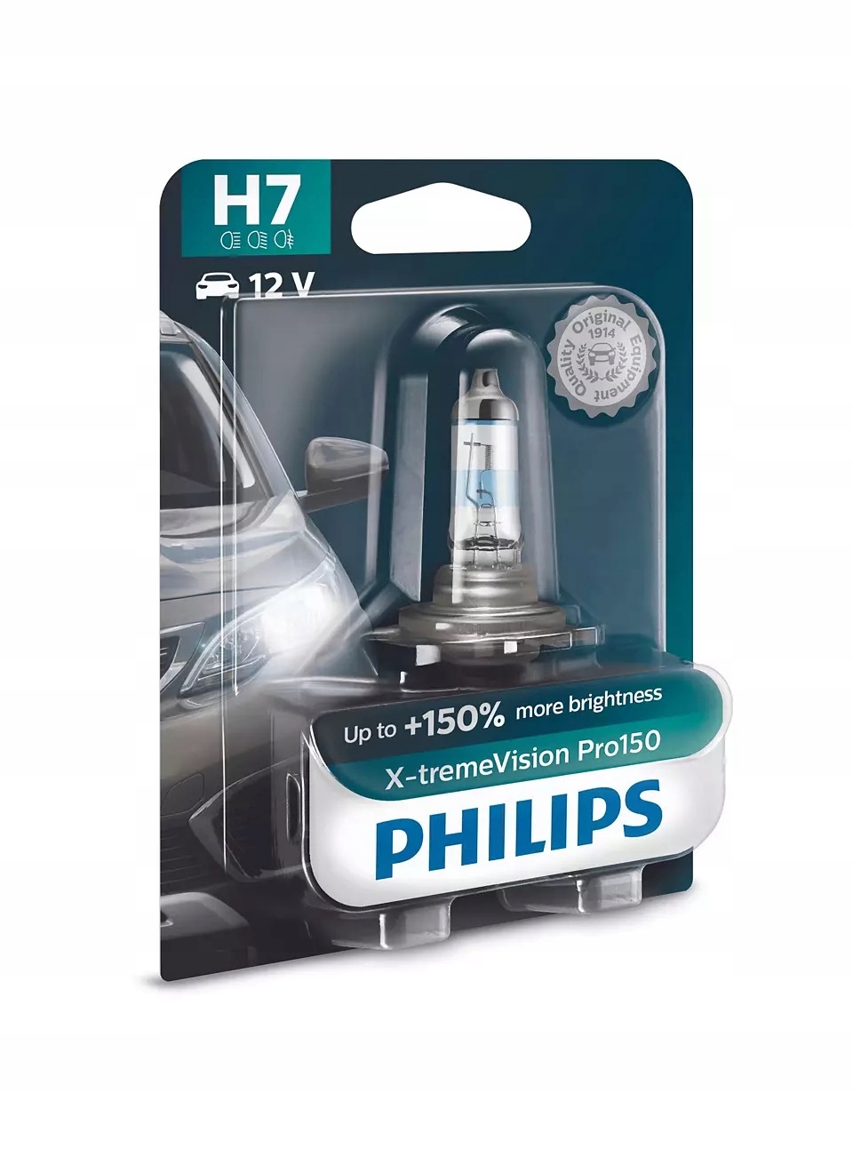 

Philips H7 X-treme Vision PRO150 Żarówka 150% New