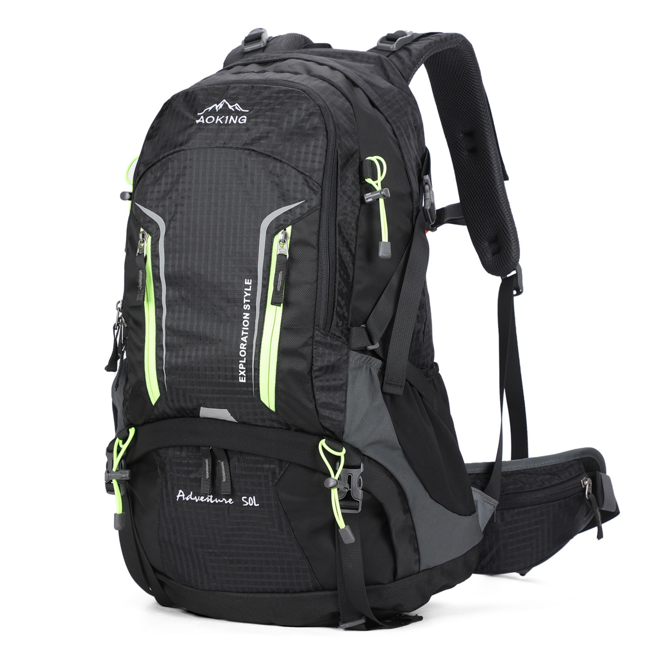 Batoh Aoking Adventure 43 l, dělitelná komora pro letadlo, černý