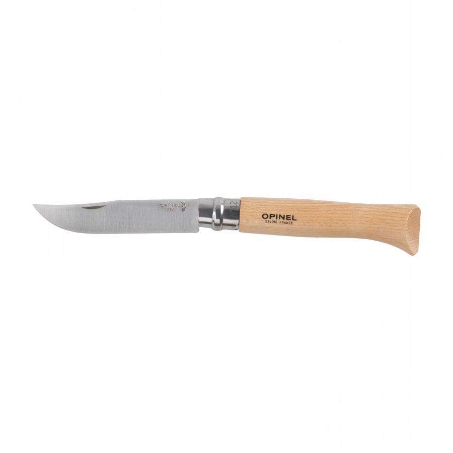 Nóż składany Opinel 12 inox rękojeść drewno bukowe