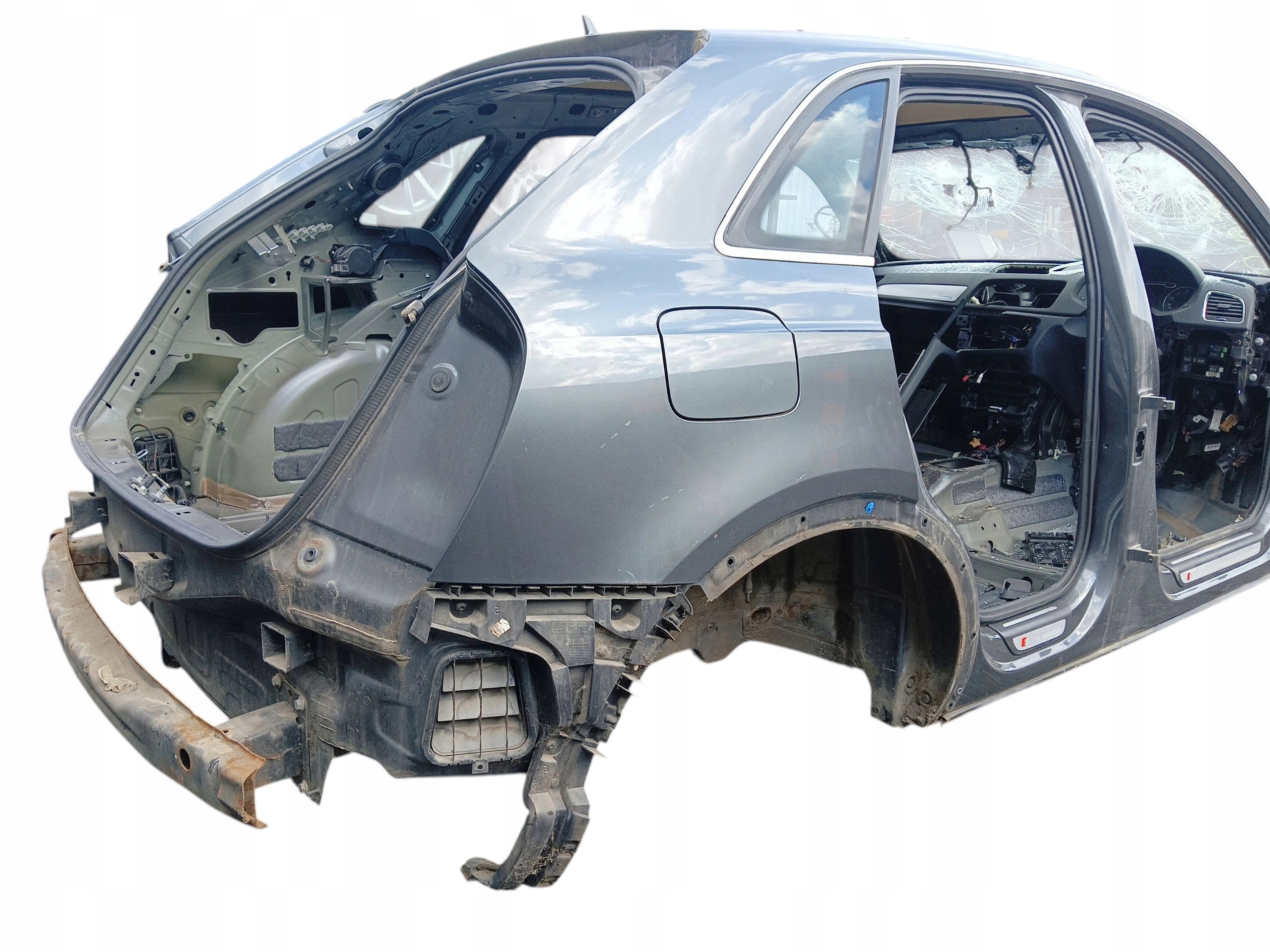 parafango Destra posteriore AUDI Q3 e 8U (2011-2014) KOD LAKIERU LZ7S