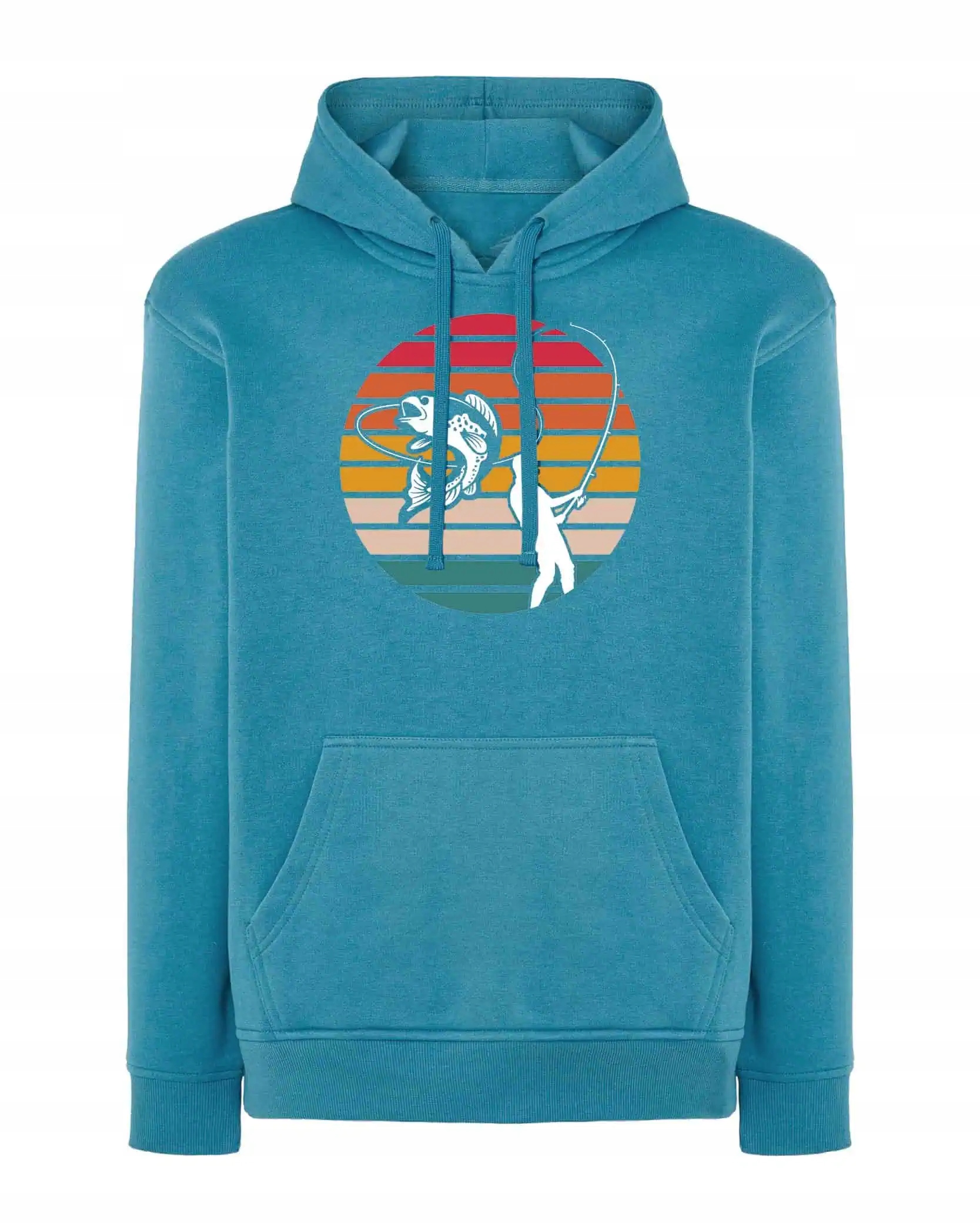 Rybářská Mikina pro rybáře, Dárek modrá, XL