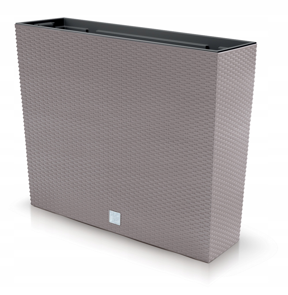 

Doniczka wysoka wzór rattanu DRC600T Mocca