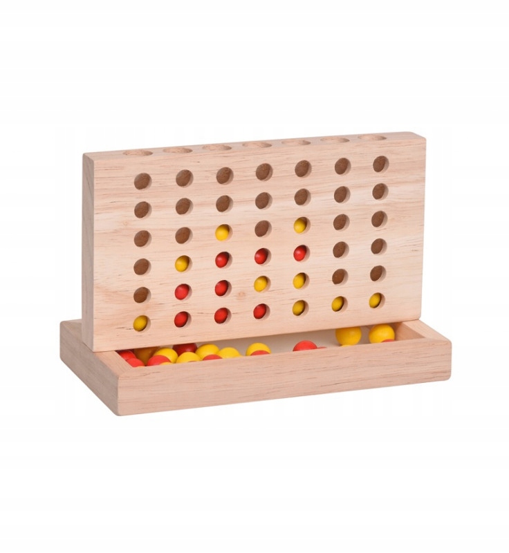 Gra Strategiczna Logiczna Cztery w Rzędzie GOKI Maksymalna liczba graczy 2