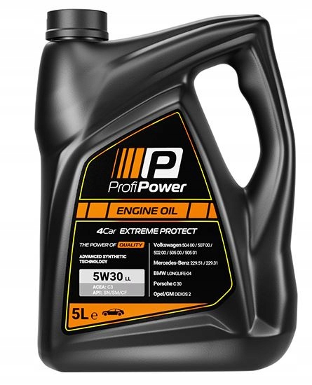 Profipower 4CAR Oil 5W30 Extreme Protect LL 5L