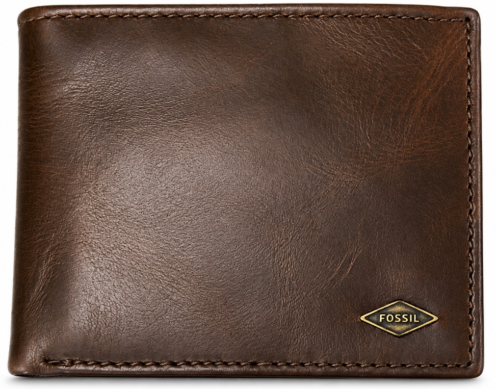 Pánská kožená peněženka Fossil Ryan Rfid ML3736201 11,43 × 9,53 × 2,54 cm