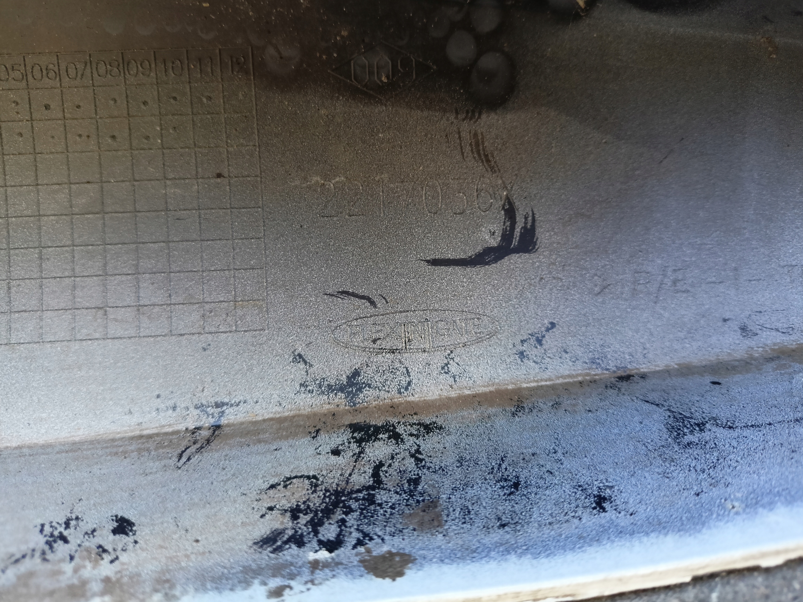 Renault Zoe II 19- bumper front front