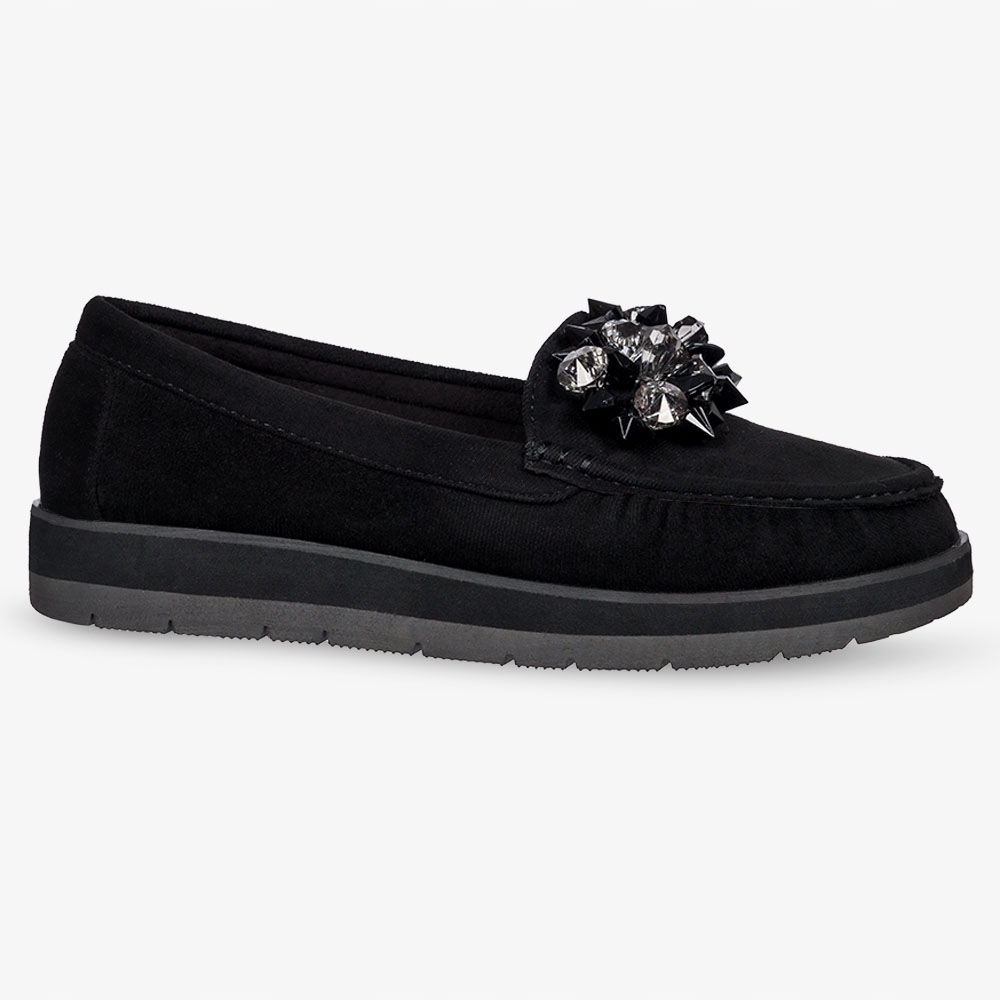 MOKASYNY DAMSKIE PÓŁBUTY Z OZDOBĄ WKŁADKA SKÓRA 37 Oryginalne opakowanie producenta pudełko