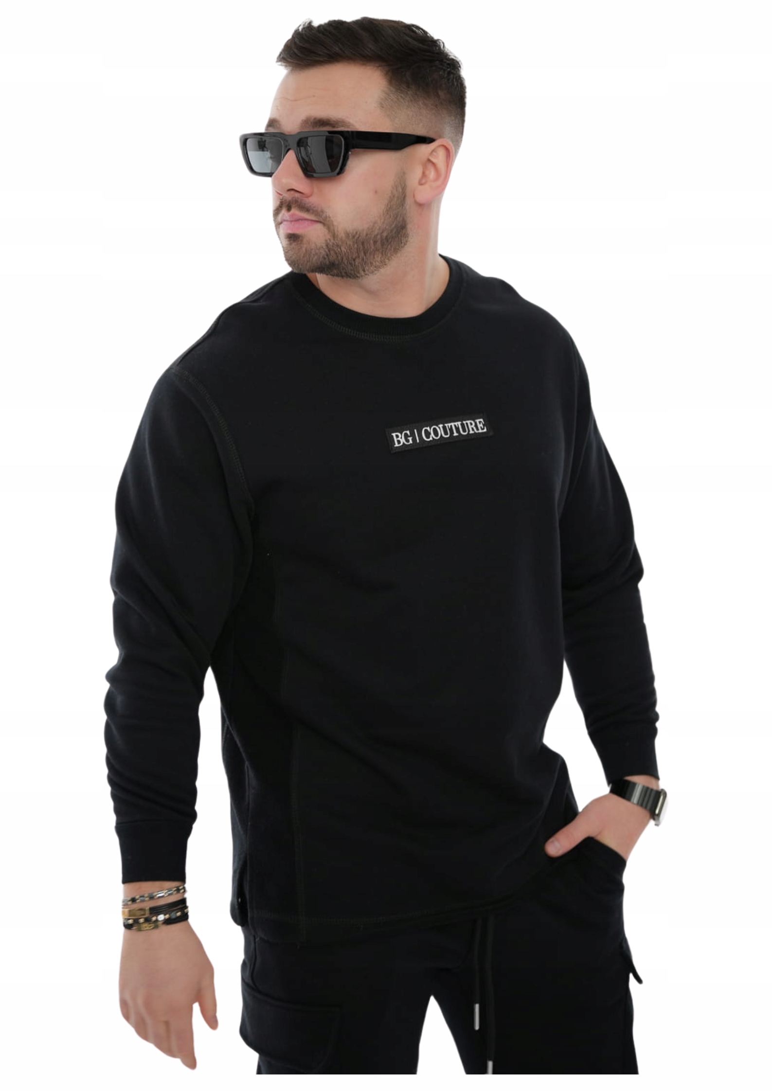 Mikina Bg Raw Guru Brandenburg Couture černá XL