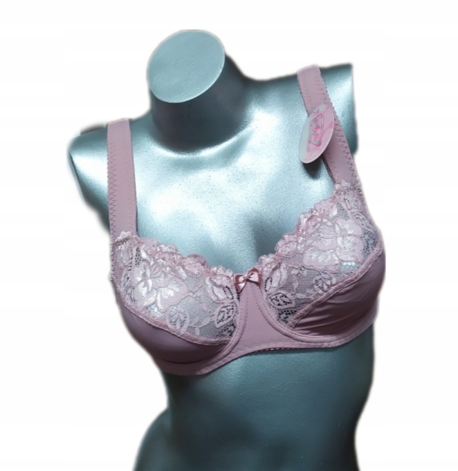 Nowy biustonosz 90F liliowy stanik miękki Anfen Marka Anfen