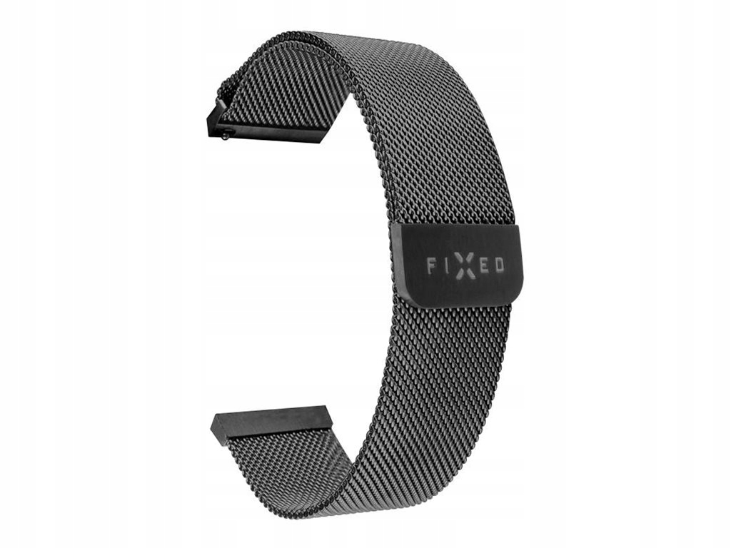 Czarny Pasek mesh 20mm z funkcją szybkiego zwalniania