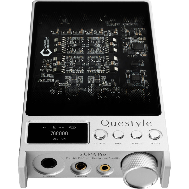 Questyle Sigma Pro Silver Przenośny Dac/amp słuchawkowy z Bluetooth