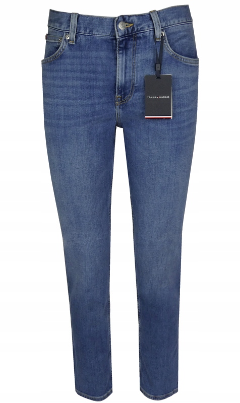 Tommy Hilfiger spodnie męskie, jeansowe Denton, niebieskie, 36/34