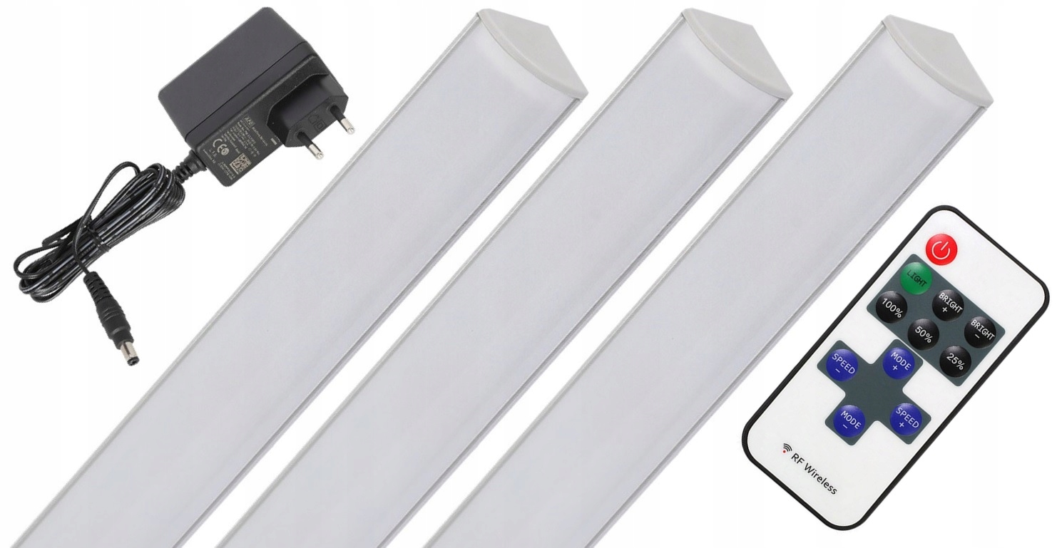 Nábytková lišta rohová Led skříň 3x150 cm Pilotem