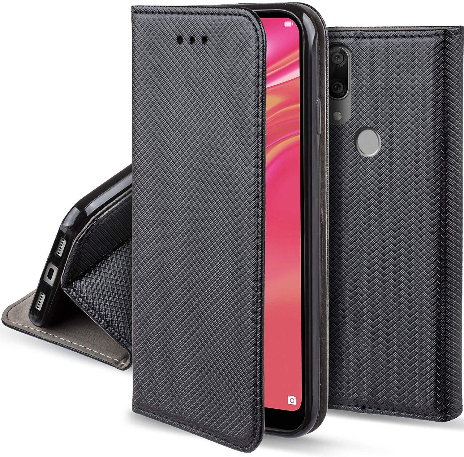 

Etui Flip Book Magnet+ Szkło do Huawei P30 Lite