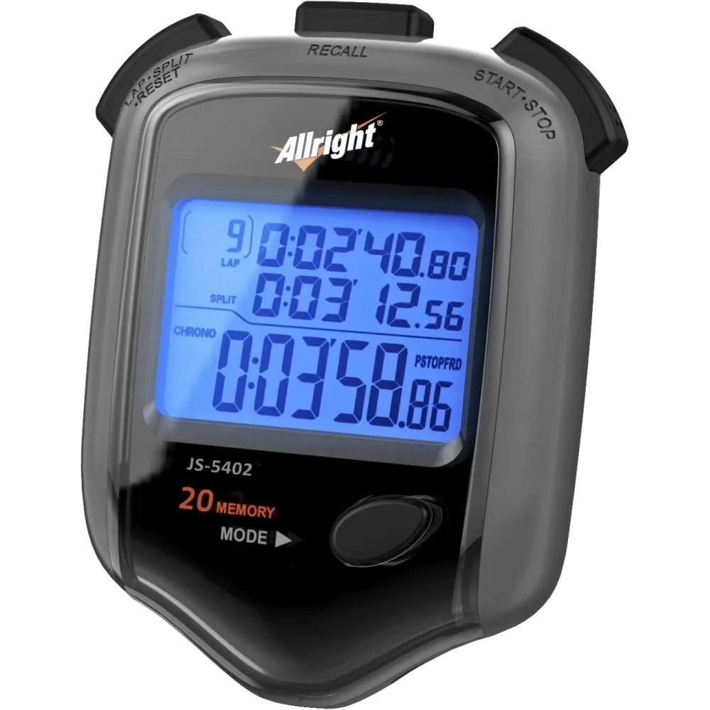 Stoper elektroniczny Allright 20 czasów
