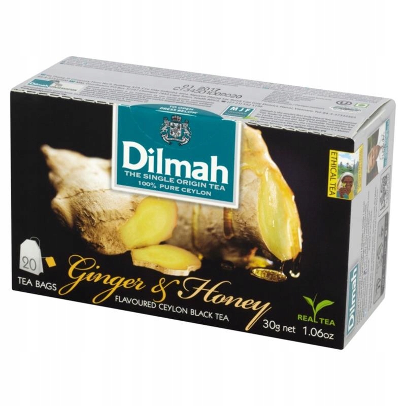 Levně Dilmah Ginger a Honey Ex20 s přívěskem 20 x 1,5 g
